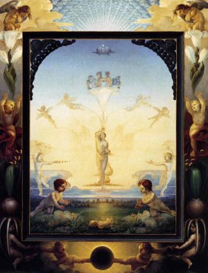 The Small Morning by Philipp Otto Runge Oil Painting
