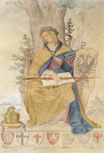 Main Product Photo of Germania  Painting by Philipp Veit