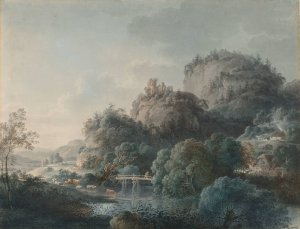 The Ruins of the Monastery of Oybin in the Zittau Mountains by Philipp Veit Oil Painting