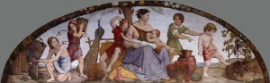 The seven fat years by Philipp Veit Oil Painting