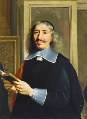 An Echevin of Paris by Philippe De Champaigne Oil Painting