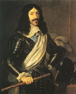 King Louis VIII by Philippe De Champaigne Oil Painting