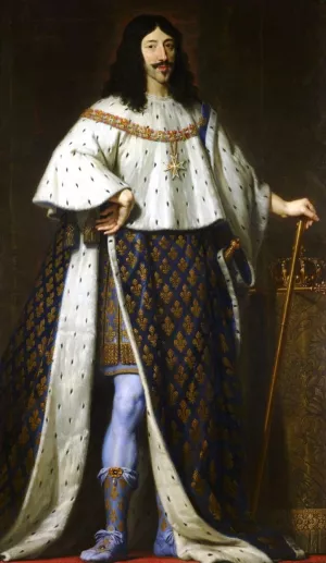 Louis XIII, King of France by Philippe De Champaigne Oil Painting