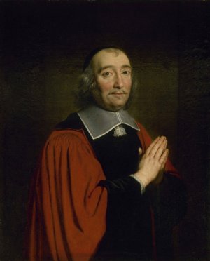 Portrait de Germain Pietre, procureur de la Ville de Paris by Philippe De Champaigne Oil Painting