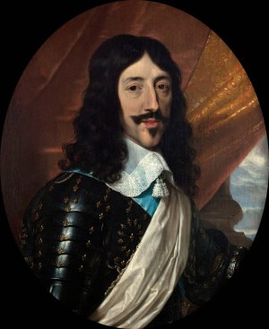 Portrait de Louis XIII by Philippe De Champaigne Oil Painting