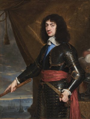 Portrait of King Charles II of England by Philippe De Champaigne Oil Painting