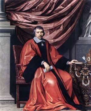 Portrait of Omer Talon Oil painting by Philippe De Champaigne