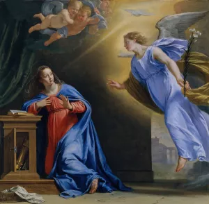 The Annunciation by Philippe De Champaigne Oil Painting