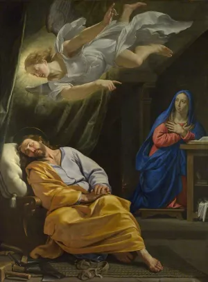The Dream of Saint Gerome by Philippe De Champaigne Oil Painting
