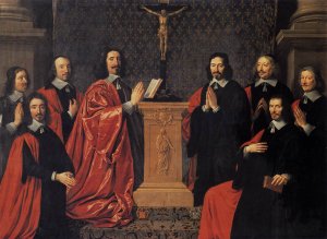 The Echevins of the City of Paris Oil painting by Philippe De Champaigne