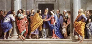 The Marriage of the Virgin by Philippe De Champaigne Oil Painting