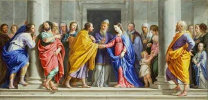 The Marriage of the Virgin by Philippe De Champaigne - Oil Painting Reproduction