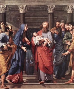 The Presentation of the Temple by Philippe De Champaigne Oil Painting