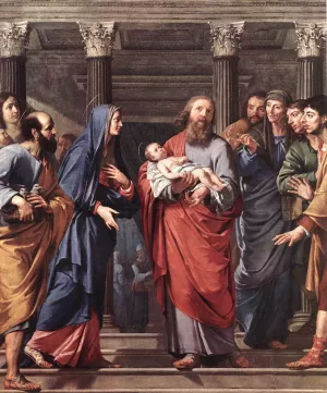 The Presentation of the Temple by Philippe De Champaigne Oil Painting