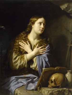 The Repentant Magdalen by Philippe De Champaigne Oil Painting