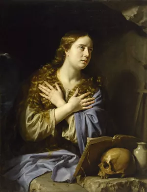 The Repentant Magdalen by Philippe De Champaigne Oil Painting