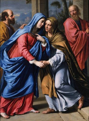 The Visitation by Philippe De Champaigne Oil Painting