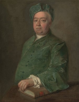 An Unknown Man by Philippe Mercier Oil Painting