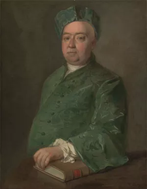 An Unknown Man by Philippe Mercier Oil Painting