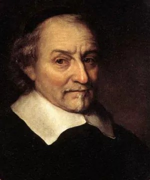 Joost van den Vondel painting by Philips Koninck