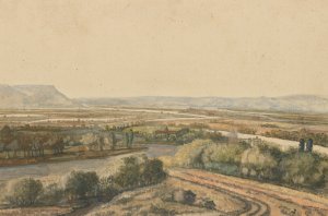 River Landscape by Philips Koninck Oil Painting
