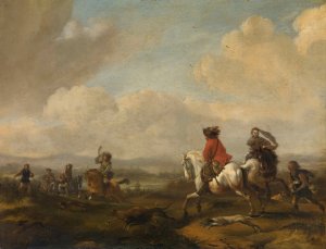 The Drive by Philips Wouwerman Oil Painting