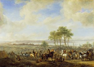 The Horse Fair by Philips Wouwerman Oil Painting