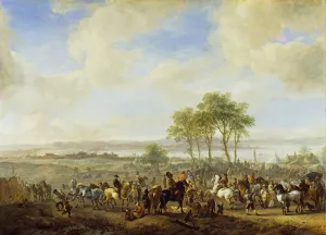 The Horse Fair by Philips Wouwerman Oil Painting
