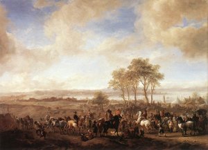 The Horse Fair by Philips Wouwerman Oil Painting