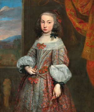 Portrait Of A Young Woman In An Embroidered Dress by Pier Francesco Cittadini Oil Painting