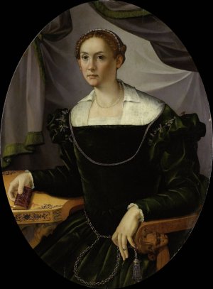 Portrait of a Woman by Pier Francesco Foschi Oil Painting