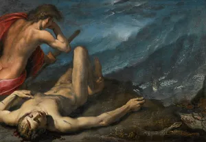 Cain And Abel by Pier Francesco Mazzucchelli (Follower) Oil Painting
