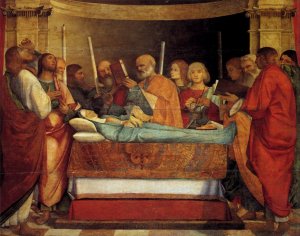 Dormition of the Virgin Oil painting by Pier Maria Pennacchi
