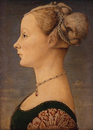 Portrait of a Girl by Piero Del Pollaiolo Oil Painting