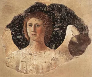 Head of an Angel Oil painting by Piero Della Francesca
