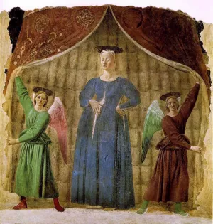 Madonna del Parto painting by Piero Della Francesca
