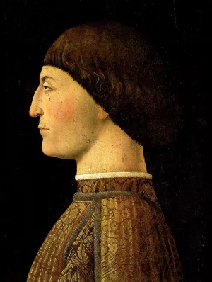 Sigismondo Pandolfo Malatesta by Piero Della Francesca Oil Painting