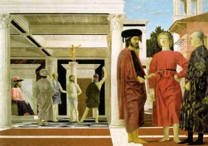 The Flagellation painting by Piero Della Francesca