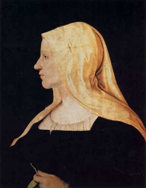Portrait of a Woman painting by Piero Di Cosimo