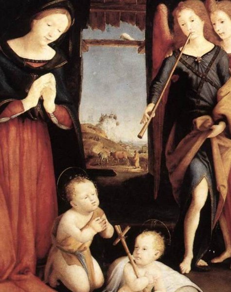 Main Product Photo of The Adoration of the Christ Child Painting by Piero Di Cosimo