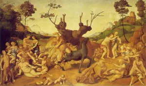 The Misfortunes of Silenus by Piero Di Cosimo - Oil Painting Reproduction