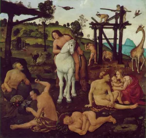 Vulcan and Aeolus by Piero Di Cosimo - Oil Painting Reproduction