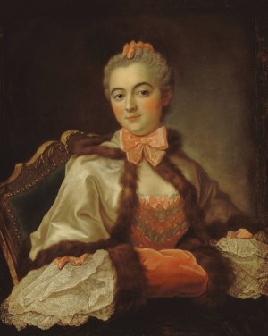Portrait de femme by Pierre Allais Oil Painting