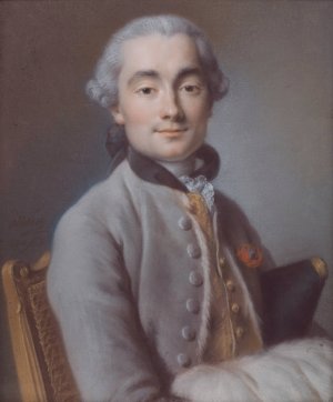 Portrait of a Young Officer by Pierre Allais Oil Painting