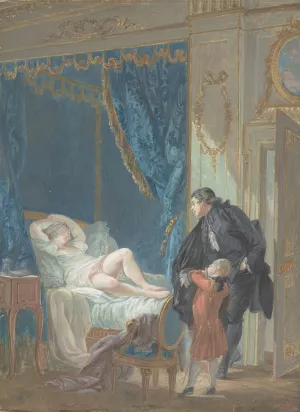 Le Matin by Pierre-Antoine Baudouin Oil Painting