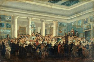Vente publique de tableaux by Pierre-Antoine Demachy Oil Painting