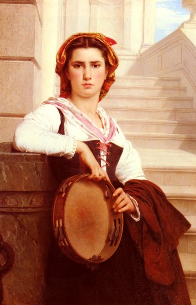 Main Product Photo of La Bohemienne Painting by Pierre-Auguste Cot