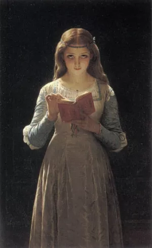 Pause for Thought Oil painting by Pierre-Auguste Cot