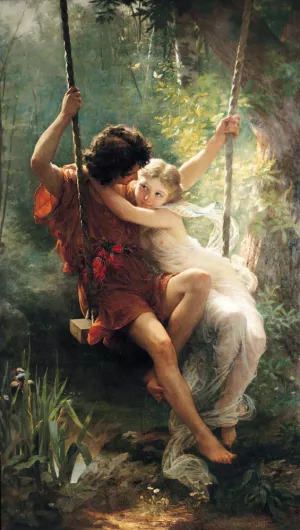 Springtime by Pierre-Auguste Cot - Oil Painting Reproduction