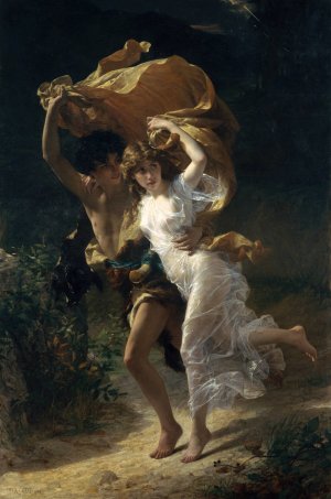 The Storm by Pierre-Auguste Cot Oil Painting